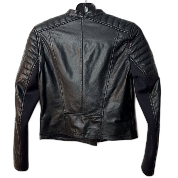 Trouvé Leather Jacket Black Size XS - Picture 4 of 8